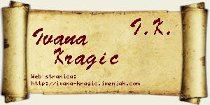Ivana Kragić vizit kartica
